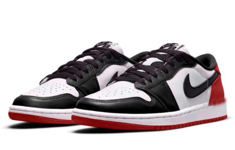 Air Jordan 1 Retro Low OG 'Black Toe 2023' CZ0790-106 sold by KicksCrew