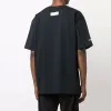 HERON PRESTON Split Herons T-Shirt 'Black Orange' HMAA029F21JER0011022 sold by KicksCrew