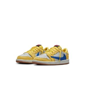 (PS) Air Jordan 1 Retro Low OG SP x Travis Scott 'Canary' DZ5909-700 sold by KicksCrew