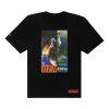 HERON PRESTON Split Herons T-Shirt 'Black Orange' HMAA029F21JER0011022 sold by KicksCrew