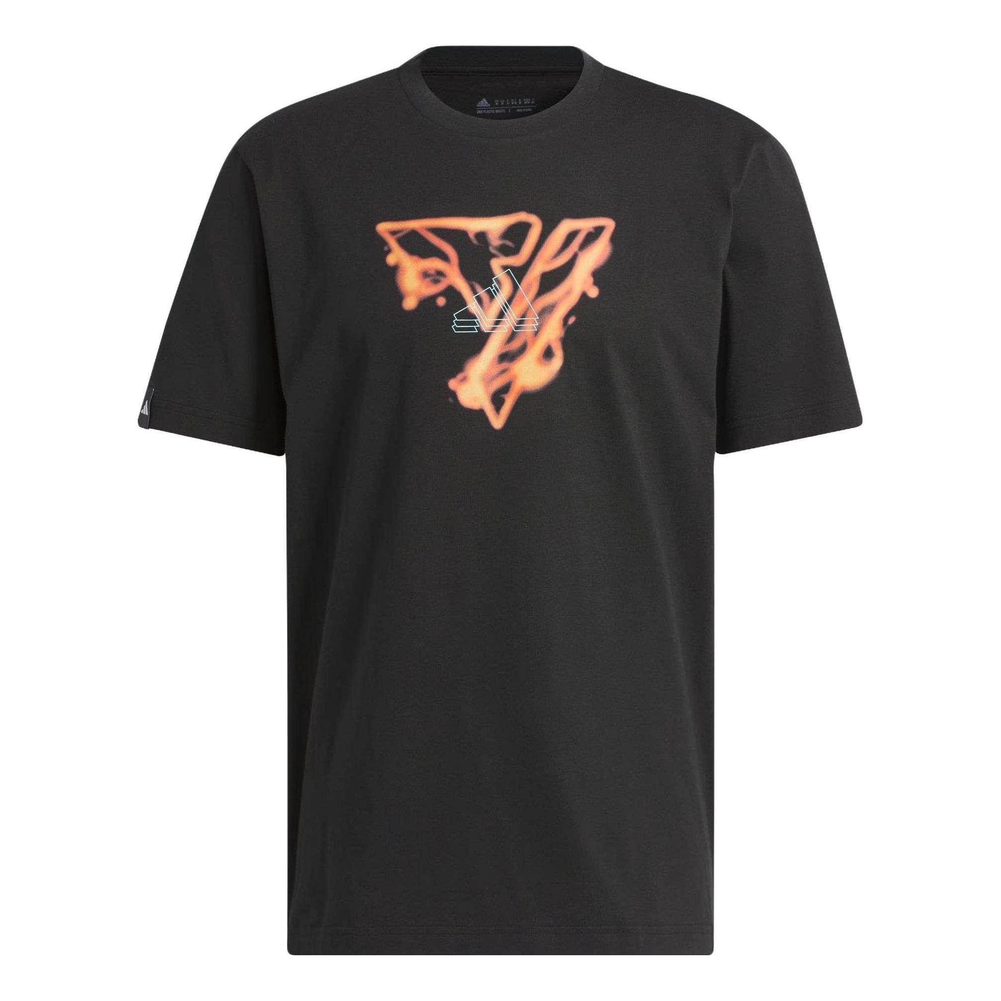 Adidas Trae Young Icy Fire Signature T-Shirts 'Black' IM9167 sold by KicksCrew