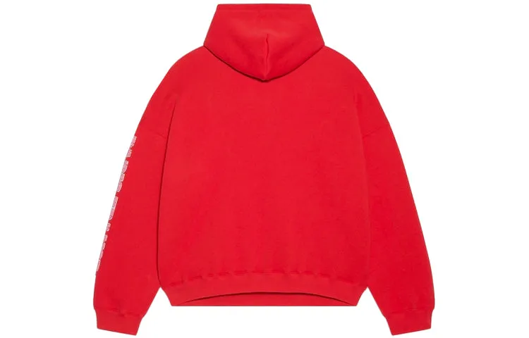 Balenciaga Maison Balenciaga Hoodie Wide Fit 'Red' 674986TLVJ26441 sold by KicksCrew product image thumbnail 2