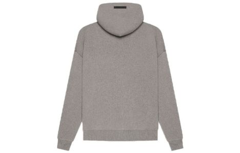 Fear of God Essentials SS21 Knit Hoodie 'Dark Heather Oatmeal' FOG-SS21-617 sold by KicksCrew