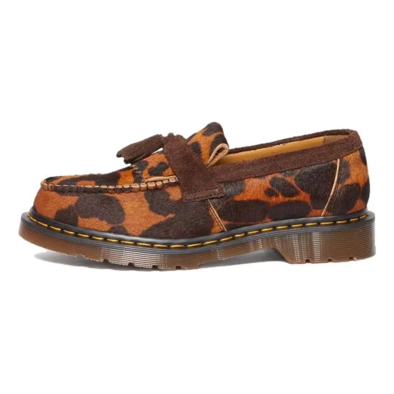 Dr. Martens Adrian Crazy Horse Leather Tassel Loafers 'Dark