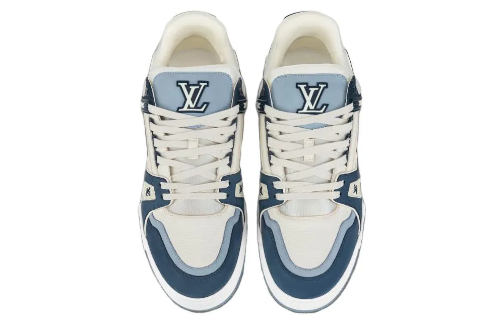 LOUIS VUITTON LV Traainers 'White Blue' 1ABLUP sold by KicksCrew product image thumbnail 2