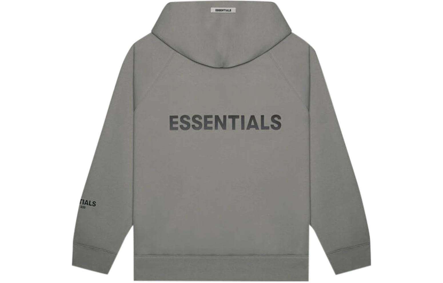 パーカー・フーディ SS20 FEAR OF GOD ESSENTIALS FULL ZIP HOODIE CREAM 3D SILICON SS20 FEAR OF GOD ESSENTIALS FULL ZIP HOODIE CREAM 3D SILICON