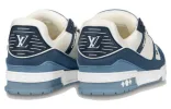 LOUIS VUITTON LV Traainers 'White Blue' 1ABLUP sold by KicksCrew