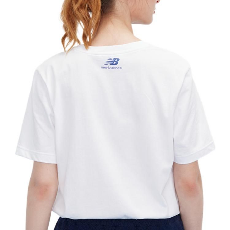New Balance Logo Tee 'White Black' 5EC26013-WT sold by KicksCrew product image thumbnail 3