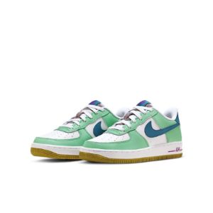 (GS) Nike Air Force 1 LV8 'White Green Abyss' FJ4613-100 sold by KicksCrew