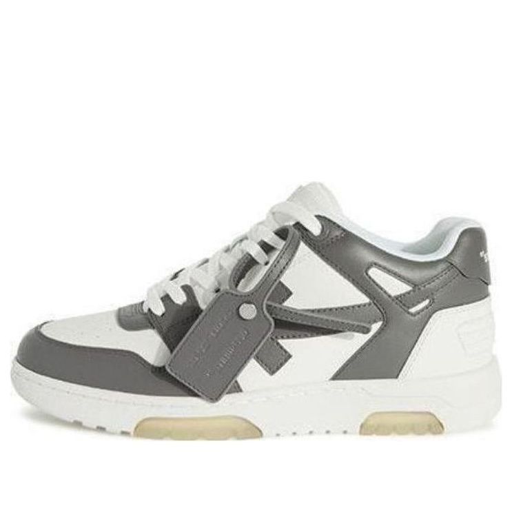 Off-White Out Of Office Low-Top Sneaker 'Grey White' OMIA189T23LEA0040701 sold by KicksCrew