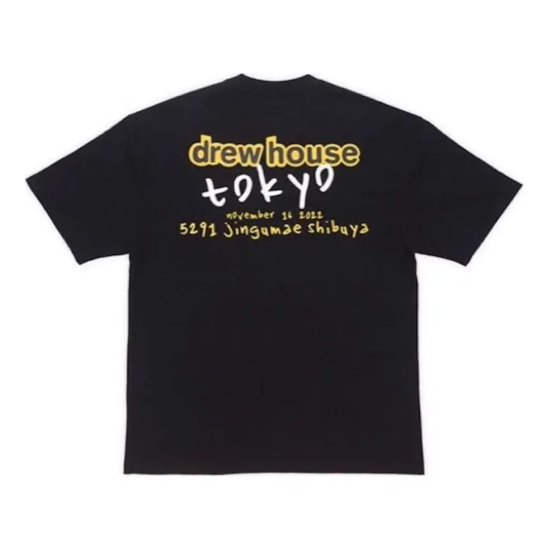 Drew House 2022 Toyko Pop-up Exclusive T-shirt 'Black' DR-FW22-810 sold by KicksCrew