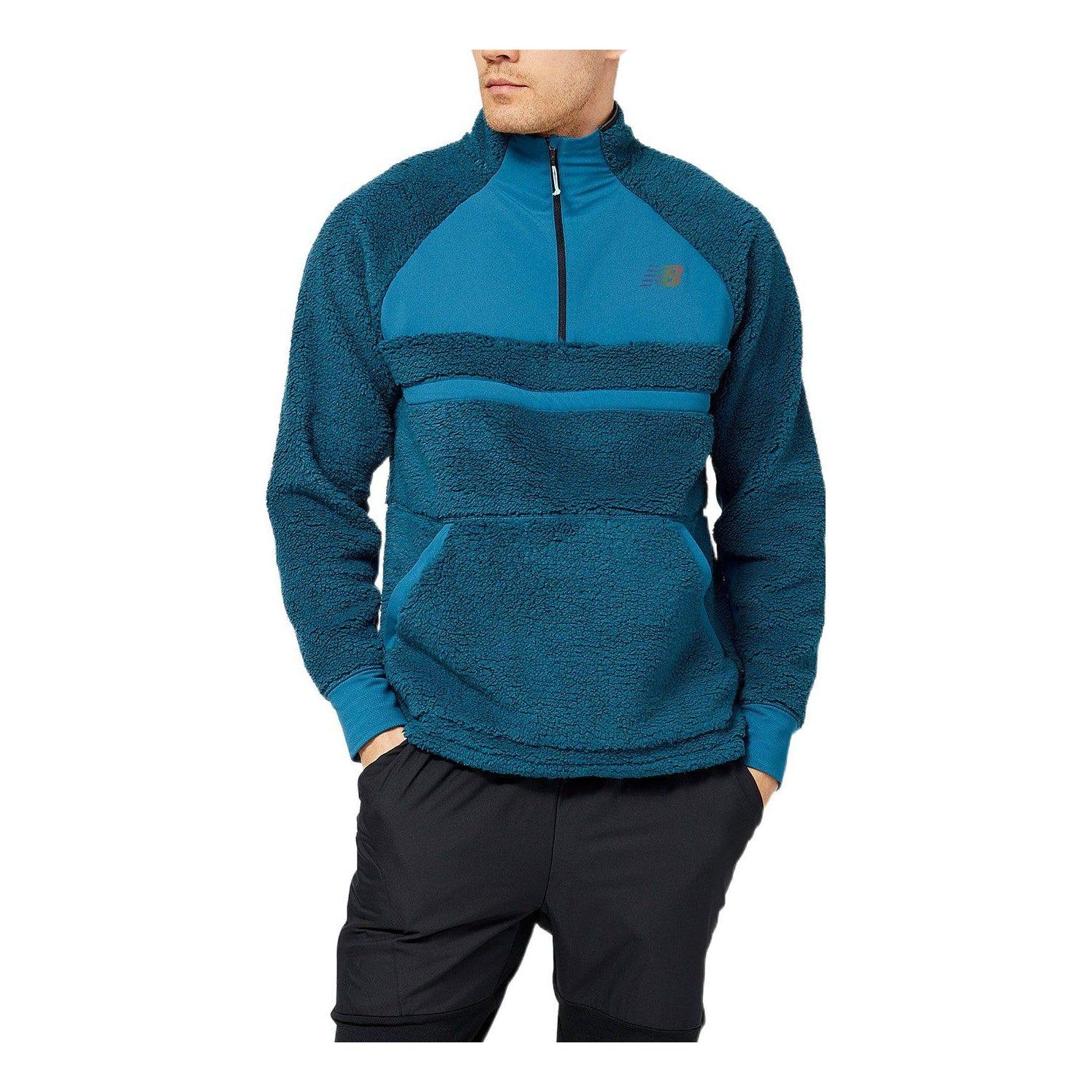 New Balance Q Speed Sherpa Anorak 'Blue Teal' MT23285-DMS sold by KicksCrew