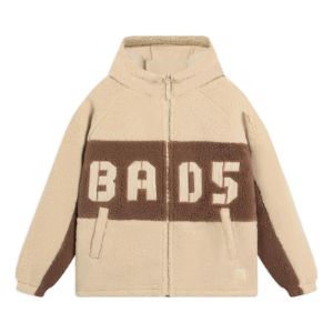 Li-Ning BadFive Logo Fleece Full Zip Jacket 'Creamy Brown' AFDSA69-1 sold by KicksCrew