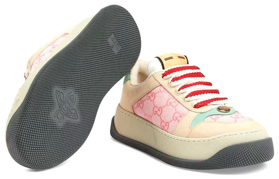 (WMNS) Gucci Screener Sneaker 'GG Monogram Beige Pink' 750633-FAB4C-5644 sold by KicksCrew product image thumbnail 6