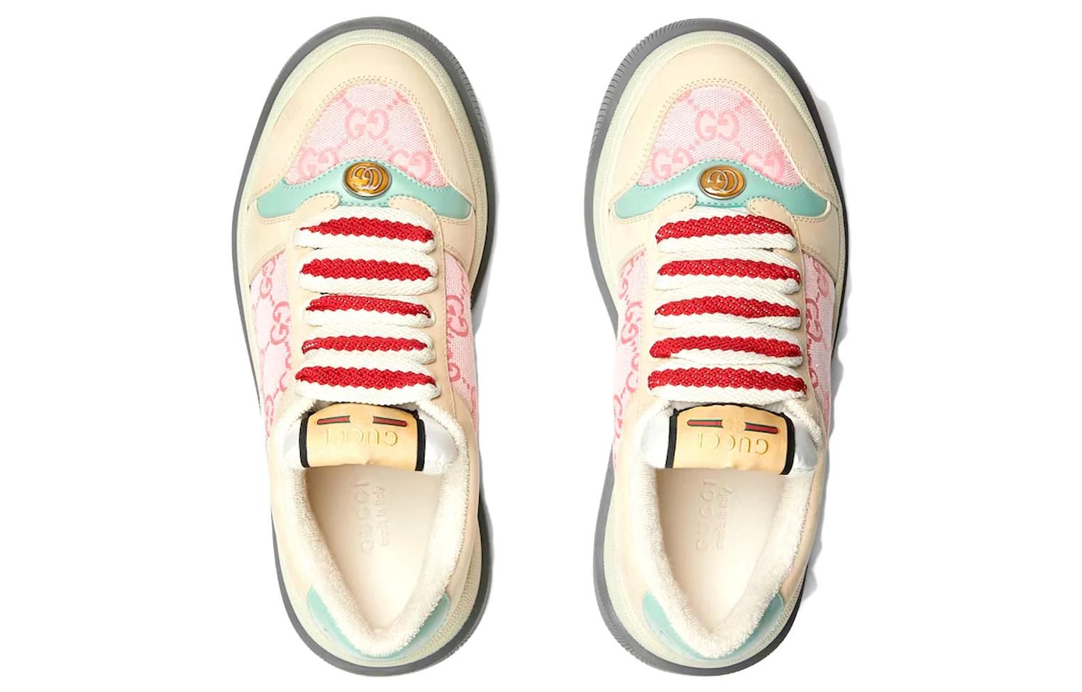 (WMNS) Gucci Screener Sneaker 'GG Monogram Beige Pink' 750633-FAB4C-5644 sold by KicksCrew product image thumbnail 4