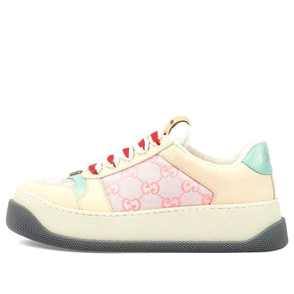 (WMNS) Gucci Screener Sneaker 'GG Monogram Beige Pink' 750633-FAB4C-5644 sold by KicksCrew