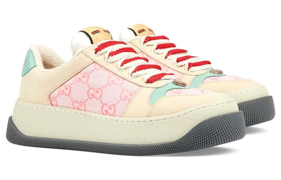 (WMNS) Gucci Screener Sneaker 'GG Monogram Beige Pink' 750633-FAB4C-5644 sold by KicksCrew product image thumbnail 3