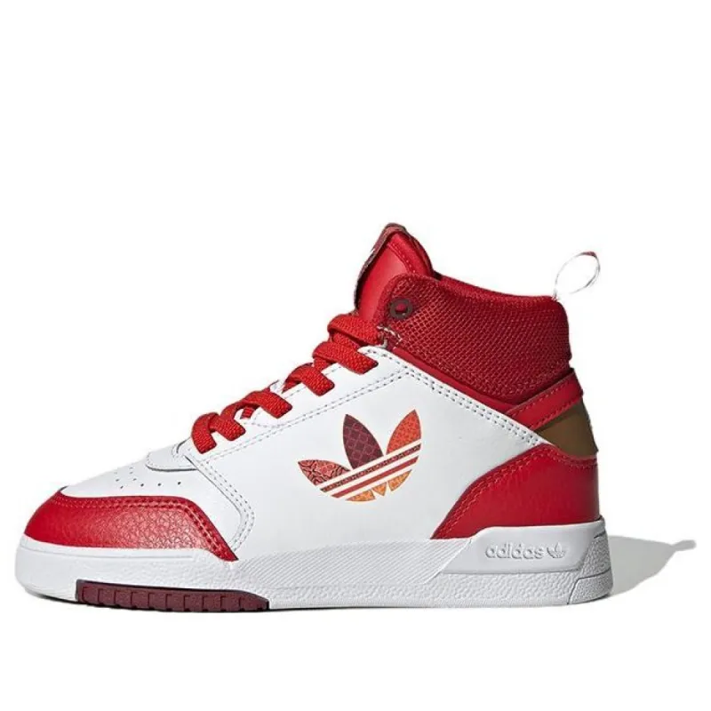 (PS) Adidas Originals Drop Step Shoes 'Red White' GY2028 sold by KicksCrew