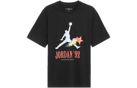 Air Jordan 92 Graphic T-Shirt 'Black' DV1431-010 sold by KicksCrew