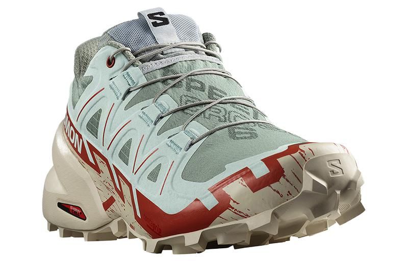 (WMNS) SALOMON Speedcross 6 'Green Red' 472195 sold by KicksCrew product image thumbnail 2