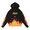 Drew House Fire Hoodie 'Black' DR-FW22-436 sold by KicksCrew