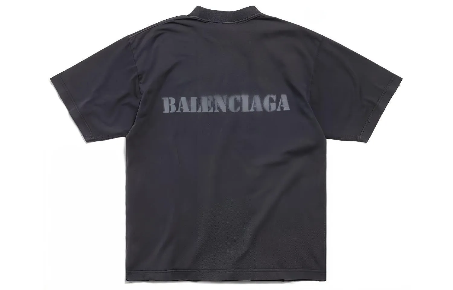 Balenciaga Stencil Type T-shirt 'Black' 764235TQVA31750 sold by KicksCrew product image thumbnail 2