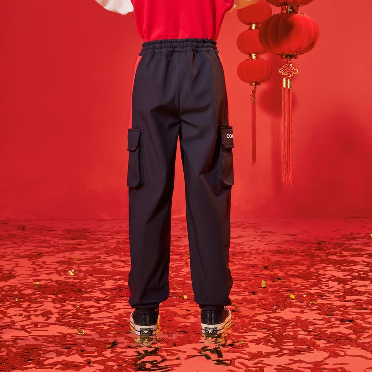 (PS) Converse Casual Long Pants 'Black Red' CV2312135GS-001 sold by KicksCrew product image thumbnail 5