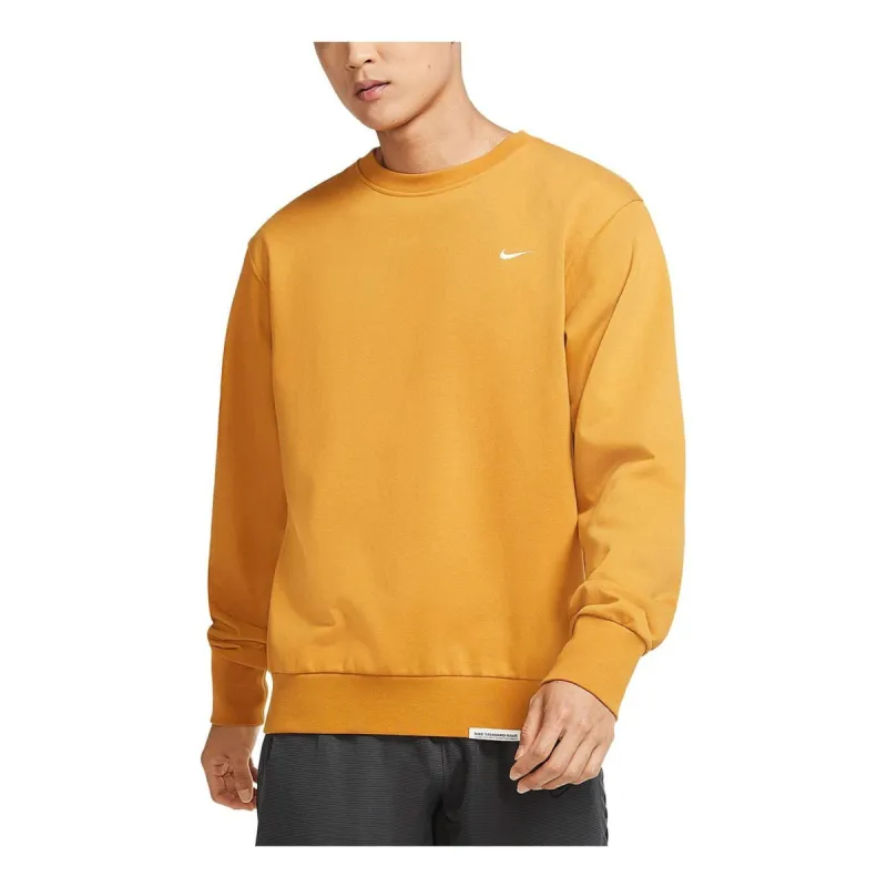 Nike Solo Swoosh Fleece Crew 'Orange' CK6359-712 sold by KicksCrew
