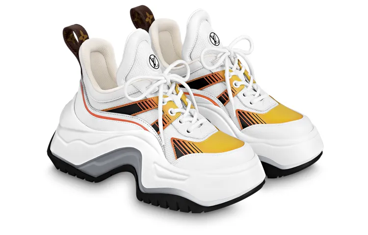 (WMNS) LOUIS VUITTON Archlight 2.0 Platform Sneakers 'White Fire' 1ABI03 sold by KicksCrew product image thumbnail 2