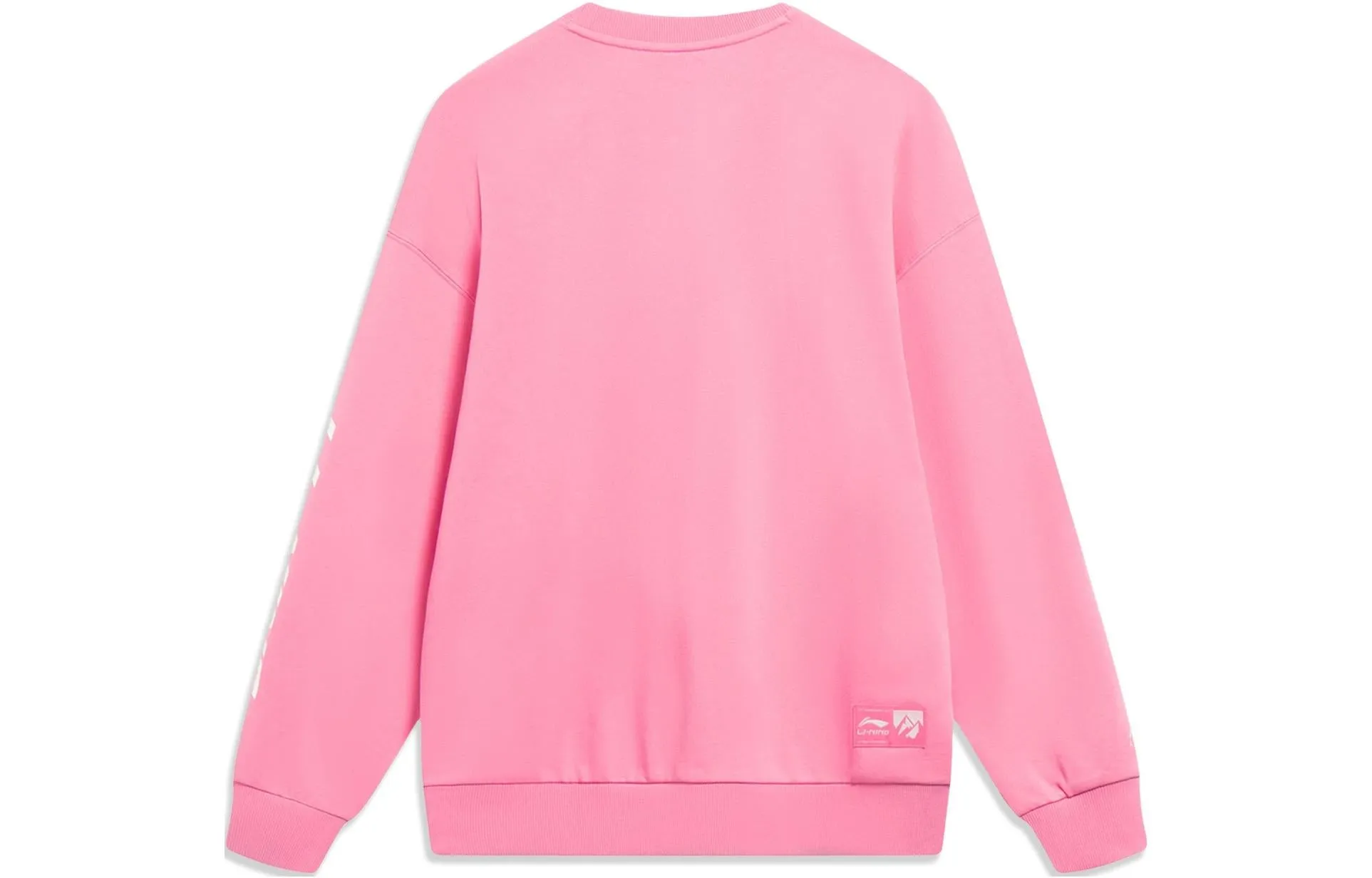 Li-Ning Embroidered Logo Sweatshirt 'Pink' AWDT605-7 sold by KicksCrew product image thumbnail 2