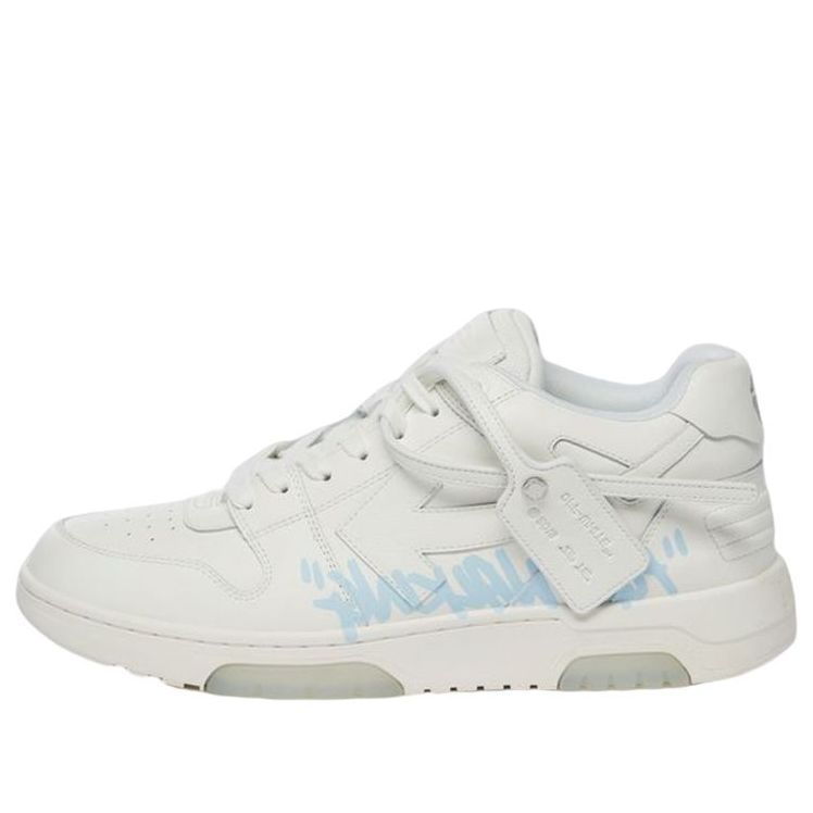 Off-White Out Of Office Low-Top For Walking Sneaker 'White Blue' OMIA189F21LEA0030140 sold by KicksCrew
