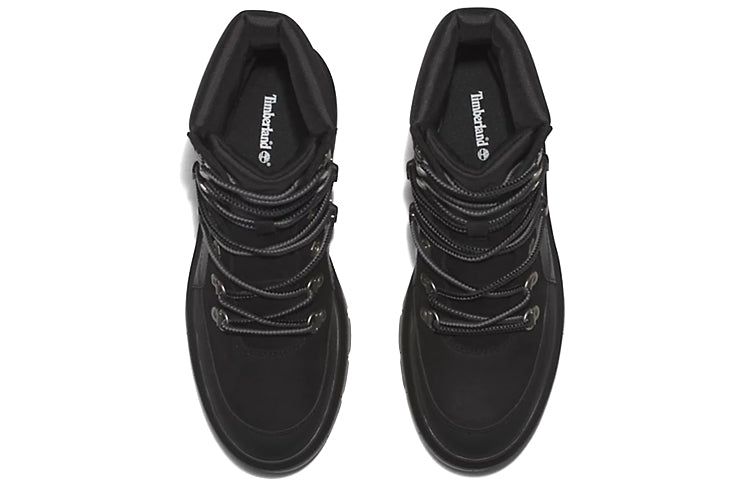 (WMNS) Timberland Cortina Valley Waterproof Mid Hiker Boots 'Black Full Grain' A5NJ7015 sold by KicksCrew product image thumbnail 5