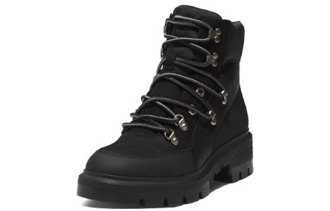 (WMNS) Timberland Cortina Valley Waterproof Mid Hiker Boots 'Black Full Grain' A5NJ7015 sold by KicksCrew
