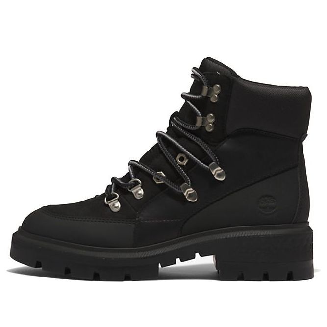 (WMNS) Timberland Cortina Valley Waterproof Mid Hiker Boots 'Black Full Grain' A5NJ7015 sold by KicksCrew