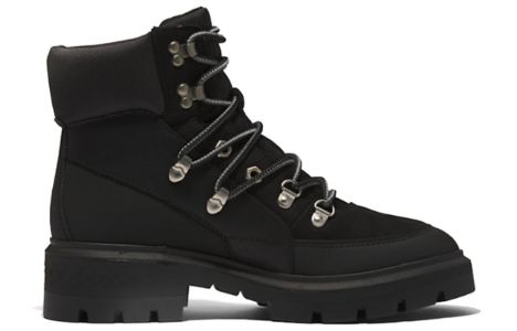(WMNS) Timberland Cortina Valley Waterproof Mid Hiker Boots 'Black Full Grain' A5NJ7015 sold by KicksCrew
