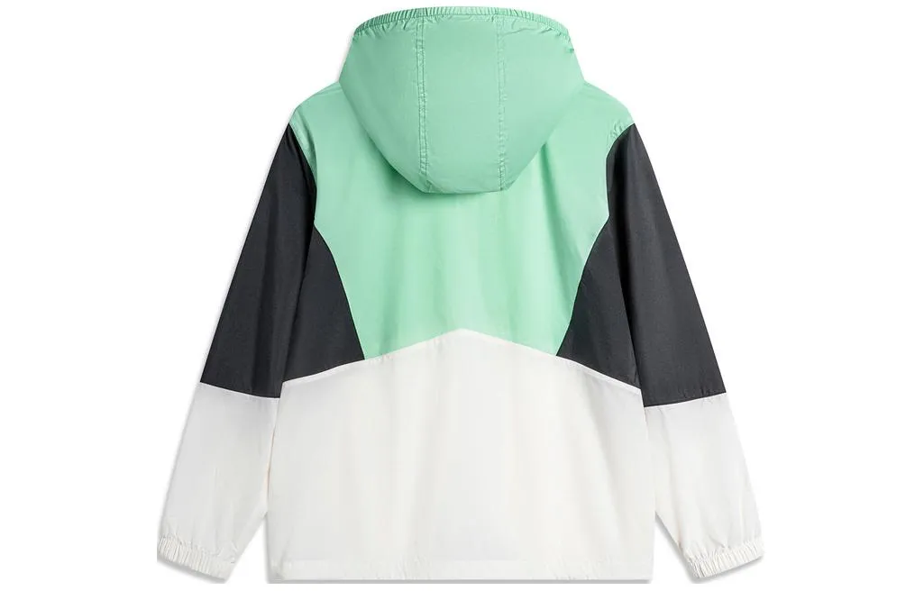 Li-Ning Color Block Windbreaker 'Mint Green White Black' AFDU363-4 sold by KicksCrew product image thumbnail 2