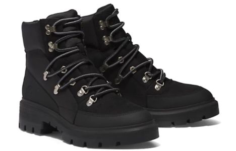 (WMNS) Timberland Cortina Valley Waterproof Mid Hiker Boots 'Black Full Grain' A5NJ7015 sold by KicksCrew