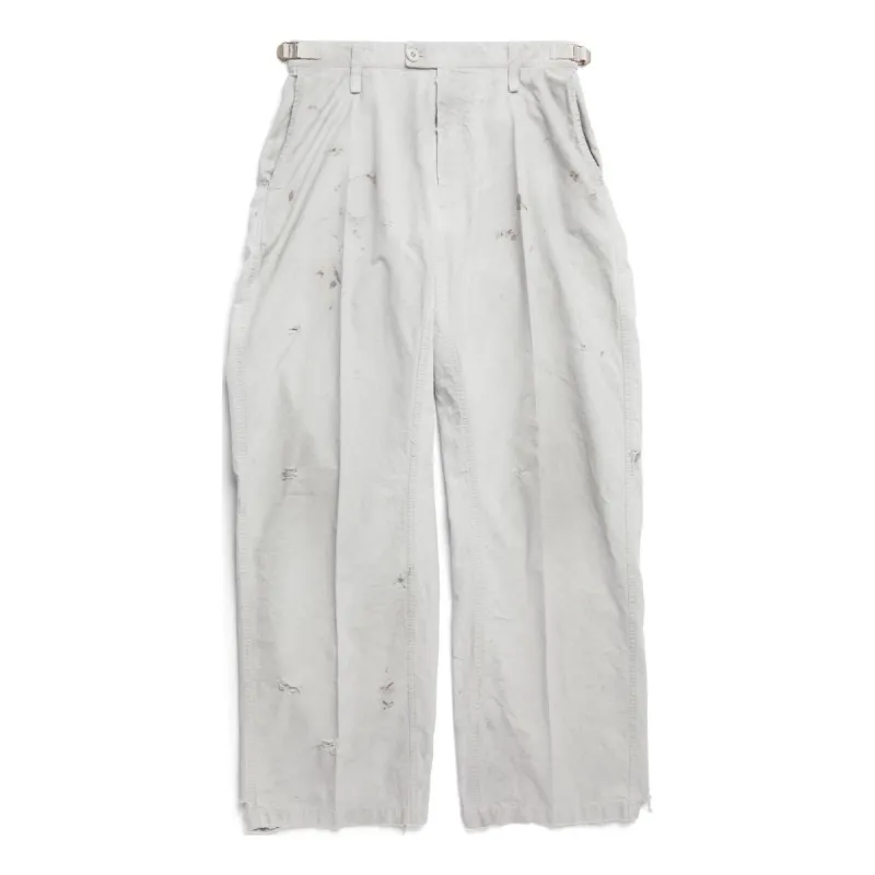 Balenciaga Minimal Cargo Pants 'Light Grey' 746509TKP271400 sold by KicksCrew