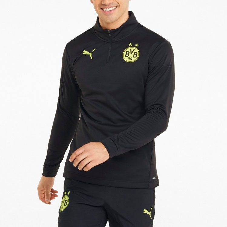 Puma Borussia Dortmund 21 22 Pre Match Drill Top 'Black' 765019-05 sold by KicksCrew product image thumbnail 3