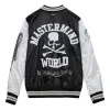 Mitchell & Ness x Mastermind World Lightweight Satin Jacket 'Black White' SJKT7530-CLBYYPPPBLCK sold by KicksCrew