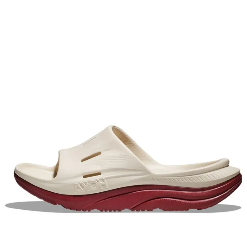 HOKA ONE ONE Ora Recovery Slide 3 'Eggnog Rust' 1135061-ERST sold by KicksCrew