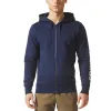 adidas Essentials LIN Full Zip Hoodie 'Navy White' BQ9639 sold by KicksCrew