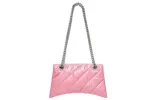 (WMNS) Balenciaga Crush Small Chain Bag Quilted 'Pink' 716351210J05812 sold by KicksCrew