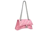 (WMNS) Balenciaga Crush Small Chain Bag Quilted 'Pink' 716351210J05812 sold by KicksCrew