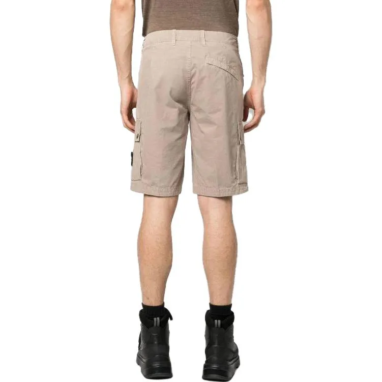 STONE ISLAND Logo Patch Bermuda Shorts 'Khaki' 1015L11WA-V0192 sold by KicksCrew product image thumbnail 4