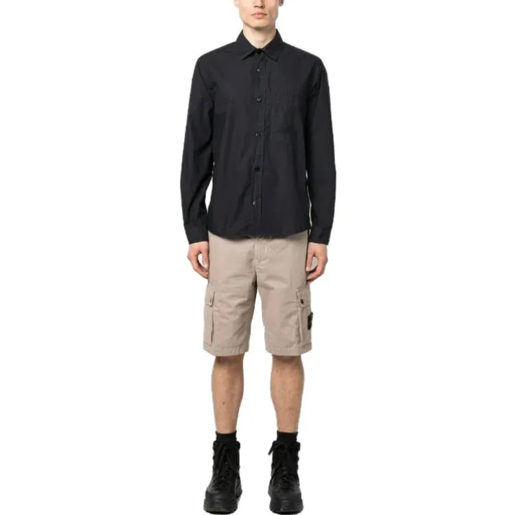 STONE ISLAND Logo Patch Bermuda Shorts 'Khaki' 1015L11WA-V0192 sold by KicksCrew product image thumbnail 2
