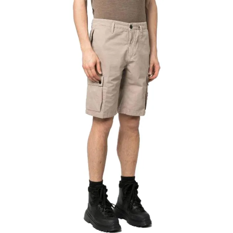 STONE ISLAND Logo Patch Bermuda Shorts 'Khaki' 1015L11WA-V0192 sold by KicksCrew product image thumbnail 3