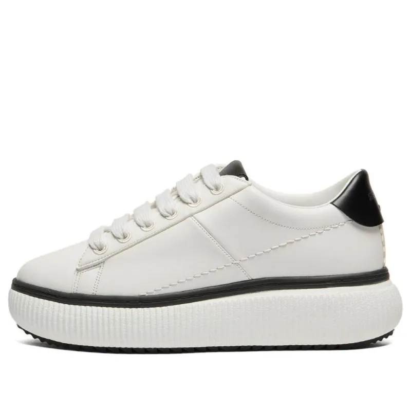(WMNS) Onitsuka Tiger Otiger Court 'White Black' 1182A636-100 sold by KicksCrew