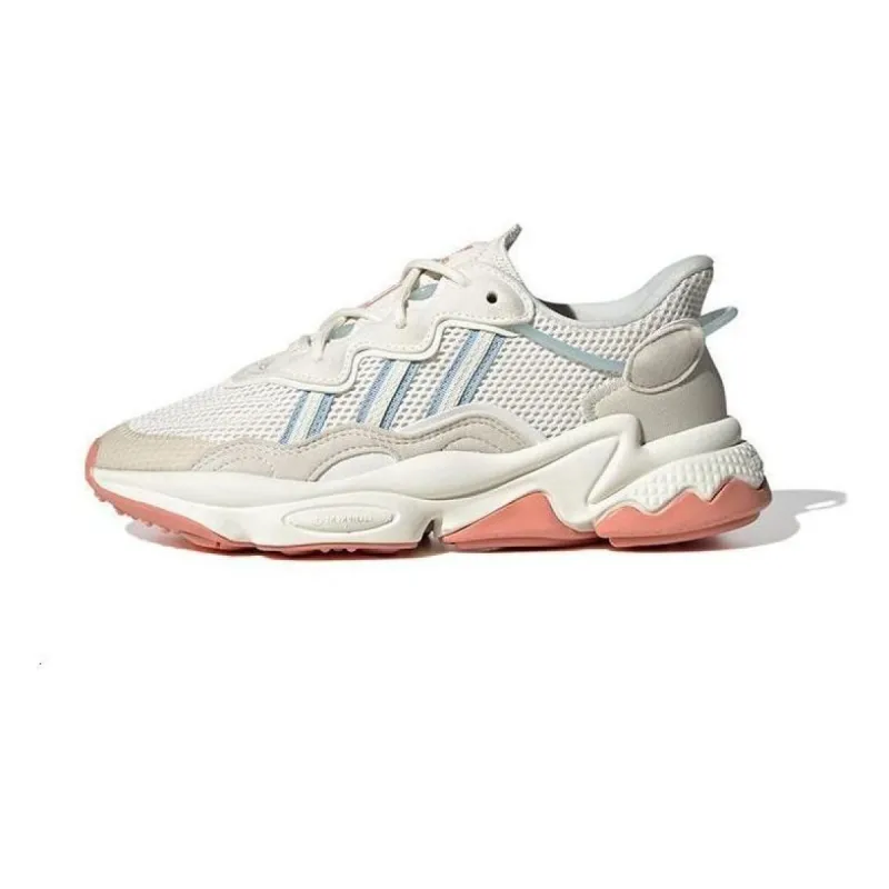 (GS) adidas originals Ozweego 'White Clear Blue Aluminium' IG0788 sold by KicksCrew