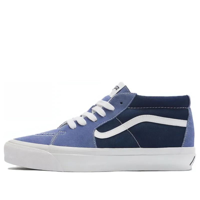 Vans Premium Sk8-Mid 83 Shoes 'Blue White' VN000CQQDWR sold by KicksCrew